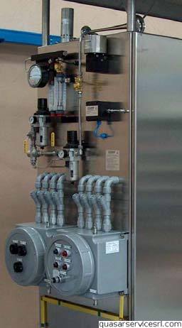 pressurized panel with vortec cooling system